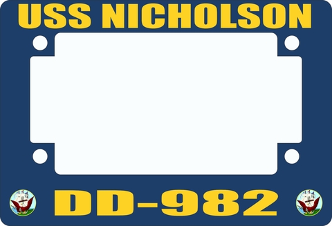 USS Nicholson DD-982 Motorcycle Frame