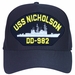 USS Nicholson DD-982 Ship Cap