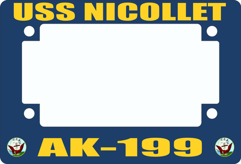 USS Nicollet AK-199 Motorcycle Frame