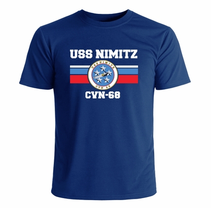 USS Nimitz CVN-68 Crest T-Shirt