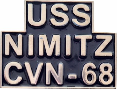 USS Nimitz CVN-68 Lapel Pin