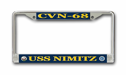 USS Nimitz CVN-68 License Plate Frame