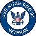 USS Nitze DDG-94 Veteran Decal Sticker