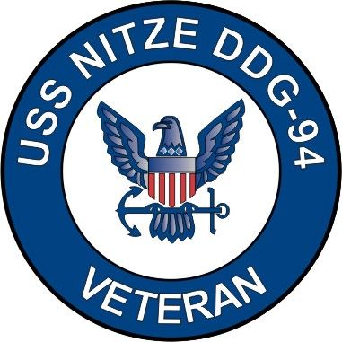 USS Nitze DDG-94 Veteran Decal Sticker