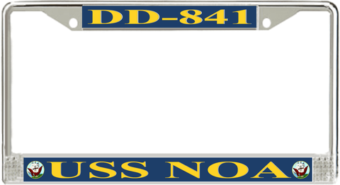 USS Noa DD-841 License Plate Frame