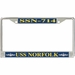 USS Norfolk SSN-714 License Plate Frame