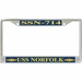 USS Norfolk SSN-714 License Plate Frame