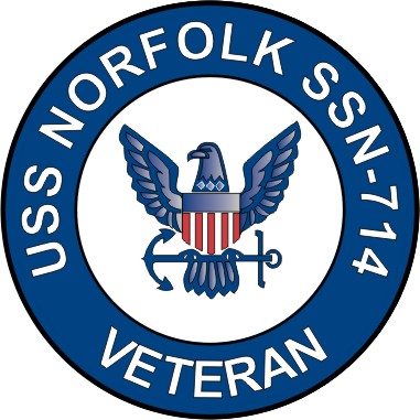 USS Norfolk SSN-714 Veteran Decal Sticker