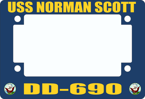 USS Norman Scott DD-690 Motorcycle Frame