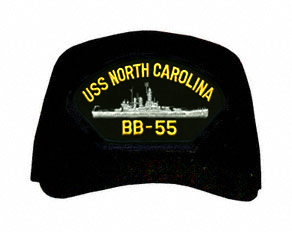 USS North Carolina BB-55 Ship Cap
