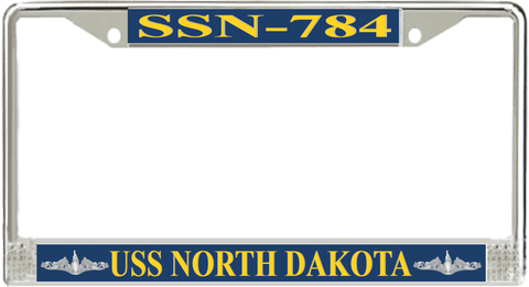 USS North Dakota SSN-784 License Plate Frame