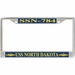 USS North Dakota SSN-784 License Plate Frame