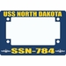 USS North Dakota SSN-784 Motorcycle Frame