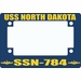 USS North Dakota SSN-784 Motorcycle Frame