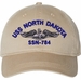 USS North Dakota SSN-784 with Dolphins Unstructured Dad Cap