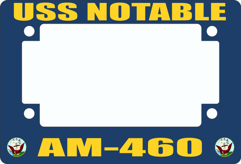 USS Notable AM-460 Motorcycle Frame
