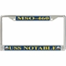 USS Notable MSO-460 License Plate Frame