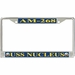 USS Nucleus AM-268 License Plate Frame