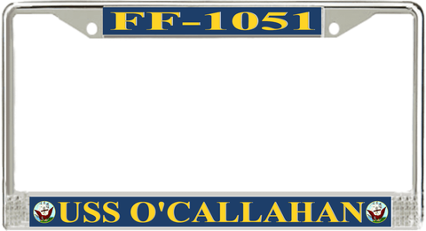 USS O'Callahan FF-1051 License Plate Frame