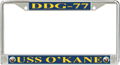 USS O'Kane DDG-77 License Plate Frame