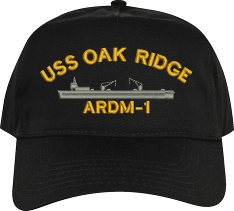 USS Oak Ridge ARDM-1 Embroidered Cap