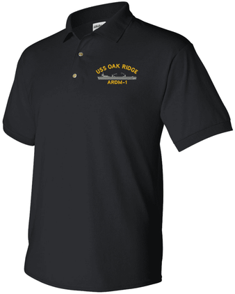 USS Oak Ridge ARDM-1 Embroidered Polo