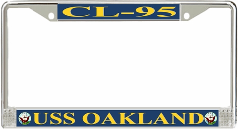 USS Oakland CL-95 License Plate Frame