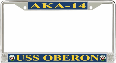 USS Oberon AKA-14 License Plate Frame