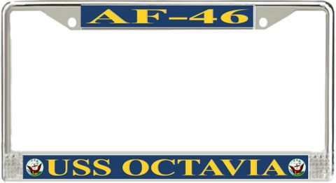 USS Octavia AF-46 License Plate Frame