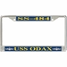 USS Odax SS-484 License Plate Frame
