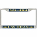 USS Odax SS-484 License Plate Frame