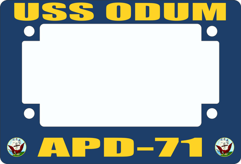 USS Odum APD-71 Motorcycle Frame
