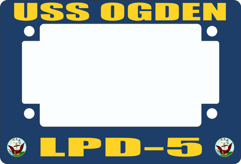 USS Ogden LPD-5 Motorcycle Frame