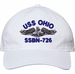 USS Ohio SSBN-726 with Dolphins Unstructured Dad Cap