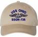 USS Ohio SSGN-726 with Dolphins Unstructured Dad Cap