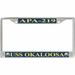 USS Okaloosa APA-219 License Plate Frame