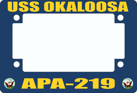 USS Okaloosa APA-219 Motorcycle Frame
