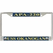 USS Okanogan APA-220 License Plate Frame