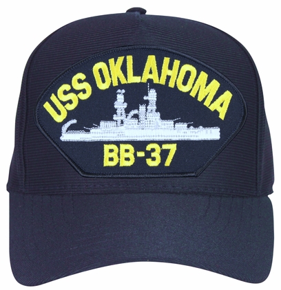 USS Oklahoma BB-37 Ship Cap