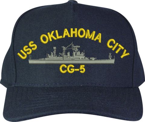 USS Oklahoma City CG-5 U.S. Made Cap