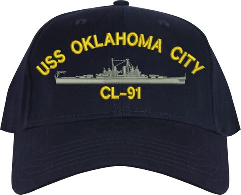 USS Oklahoma City CL-91 Imported Cap