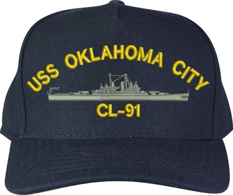 USS Oklahoma City CL-91 U.S. Made Cap