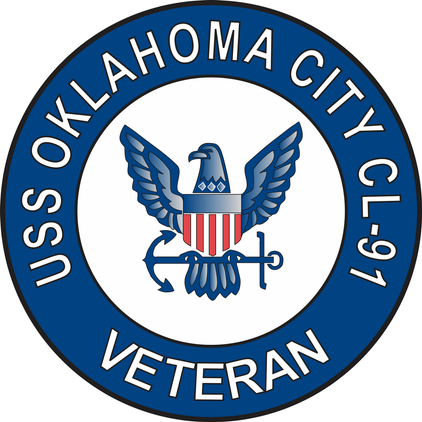 USS Oklahoma City CL-91 Veteran Decal