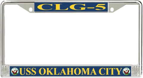 USS Oklahoma City CLG-5 License Plate Frame