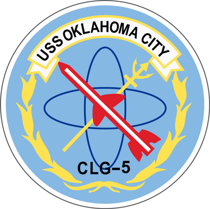 USS Oklahoma City CLG-5 Ship Patch Decal