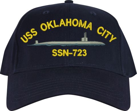 USS Oklahoma City SSN-723 Imported Cap