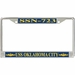 USS Oklahoma City SSN-723 License Plate Frame