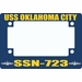 USS Oklahoma City SSN-723 Motorcycle Frame