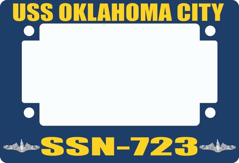 USS Oklahoma City SSN-723 Motorcycle Frame