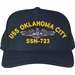 USS Oklahoma City SSN-723 with Dolphins Custom Embroidered Cap